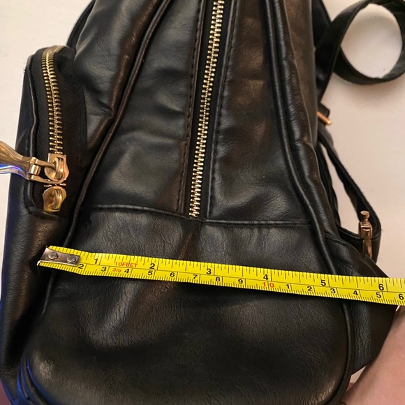 Faux leather backpack - Picture 3 of 10